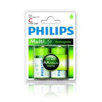 Philips R14B2A245 C, de níquel el hidruro metálico, 2450 mAh Pila recargable (R14B2A245/10) Philips R14B2A245 C, de níquel el hidruro metálico, 2450 mAh Pila recargable (R14B2A245/10)